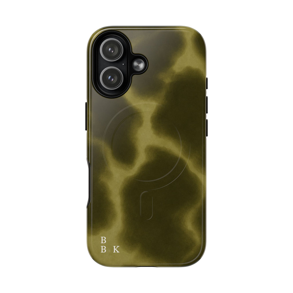 Olive Smoke Magnetic Phone Case — Tough Protective MagSafe-Compatible Cover