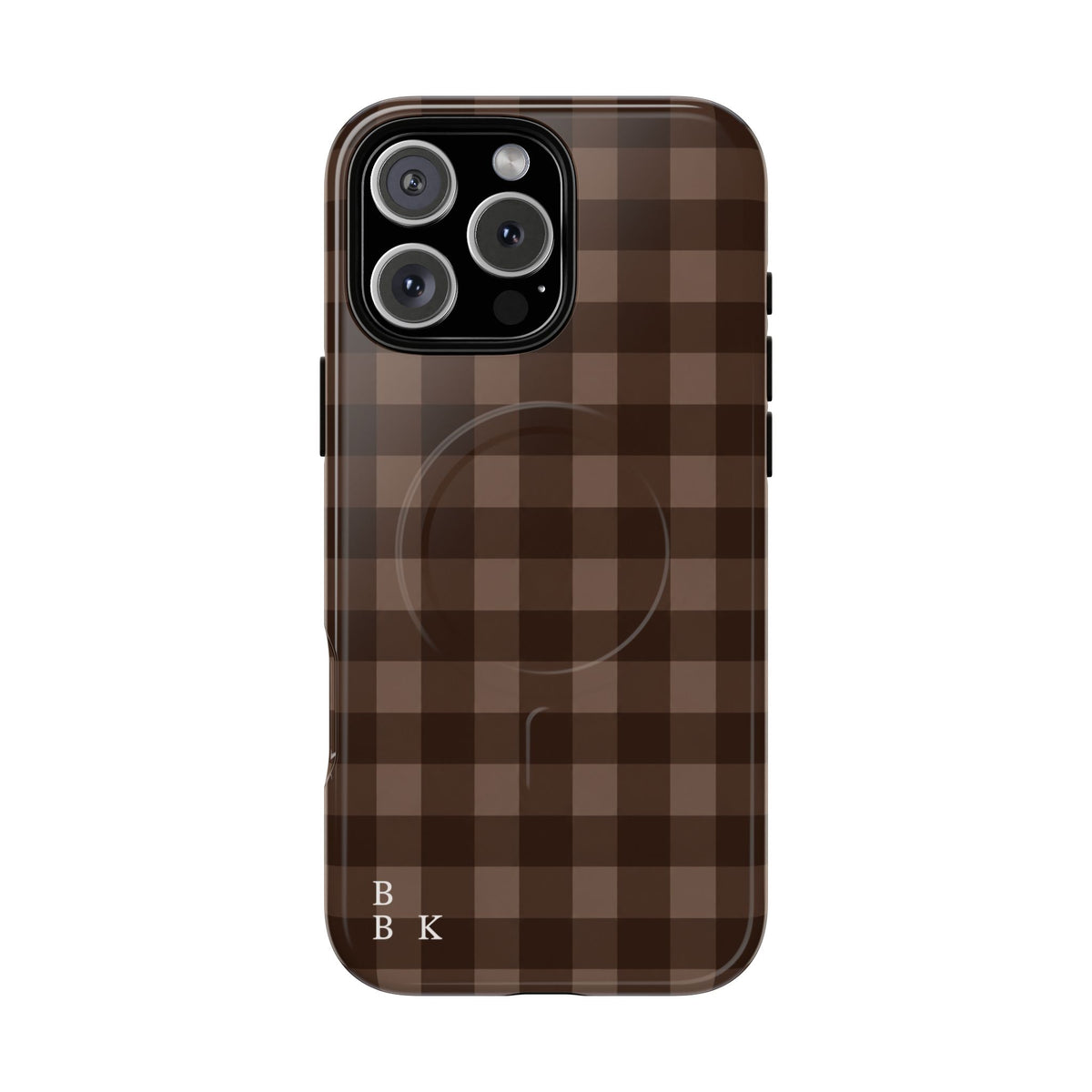Brown Buffalo Plaid Tough Magnetic Phone Case