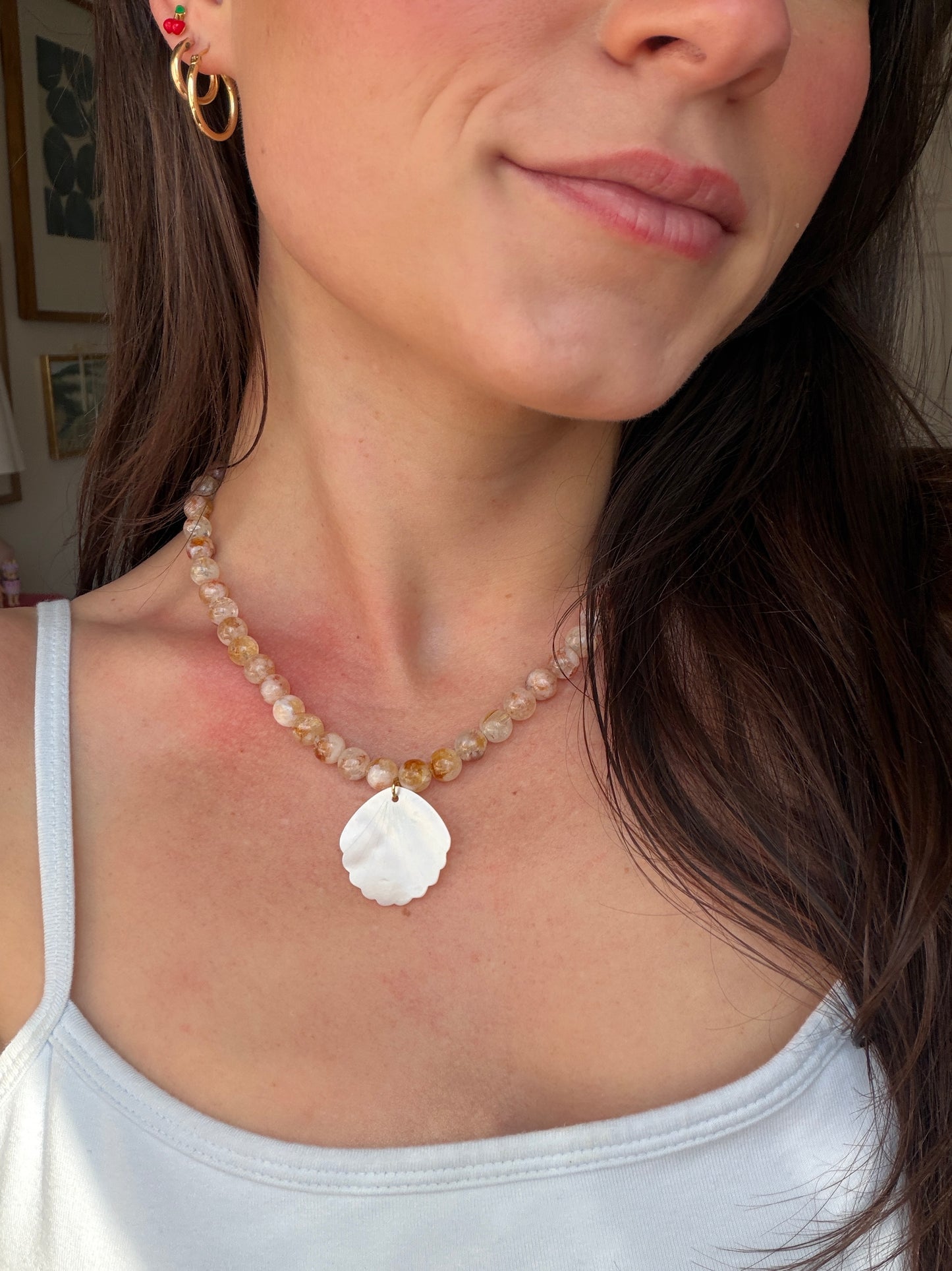 The Golden Hour Shell Necklace