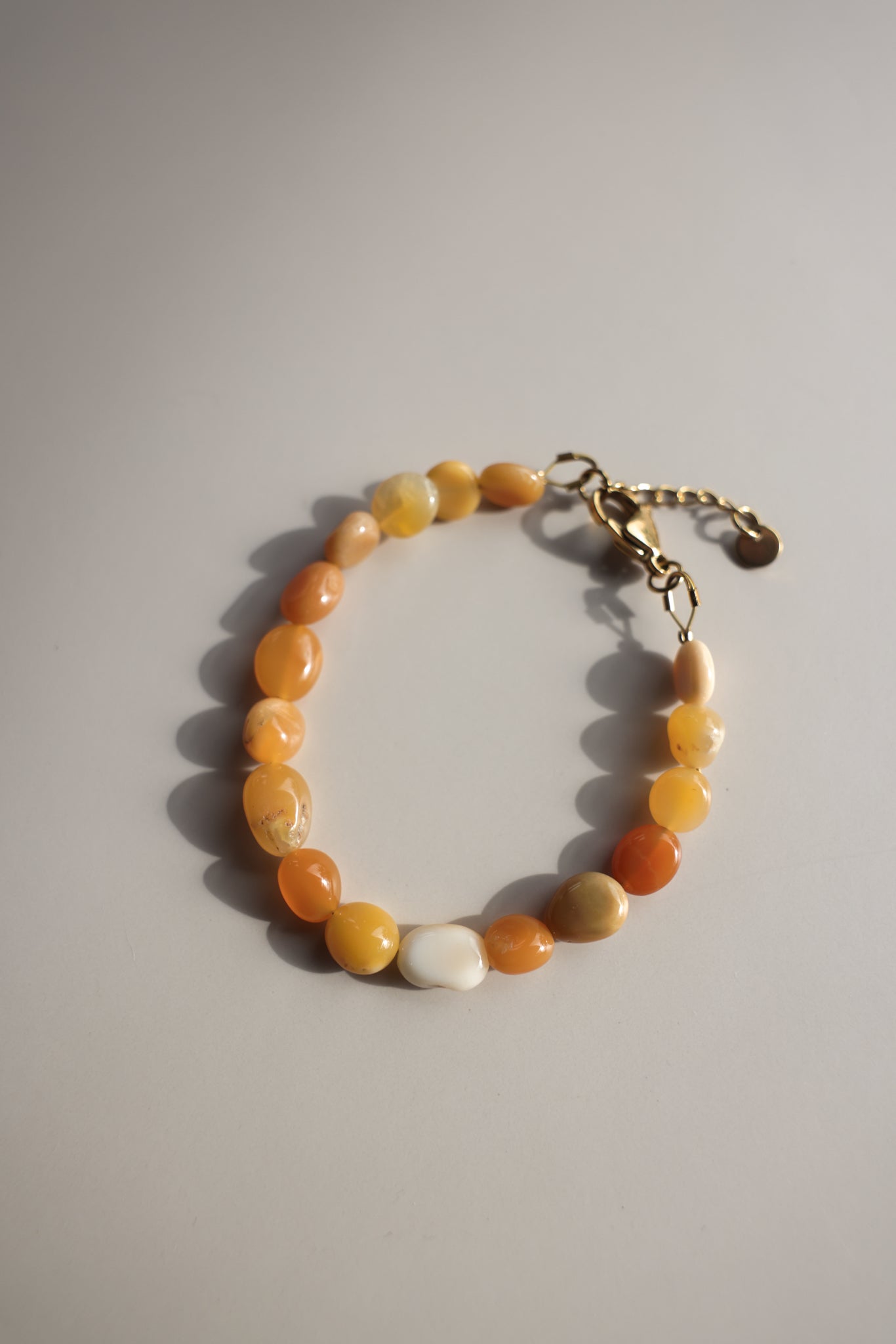 Sun Stone Pebble Bracelet