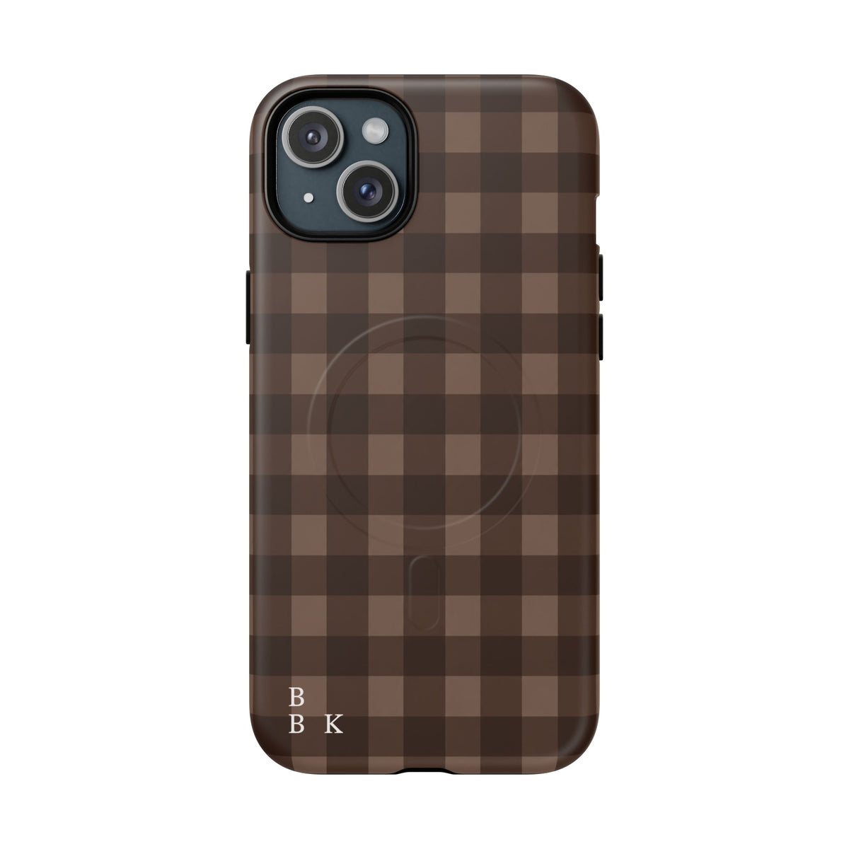 Brown Buffalo Plaid Tough Magnetic Phone Case