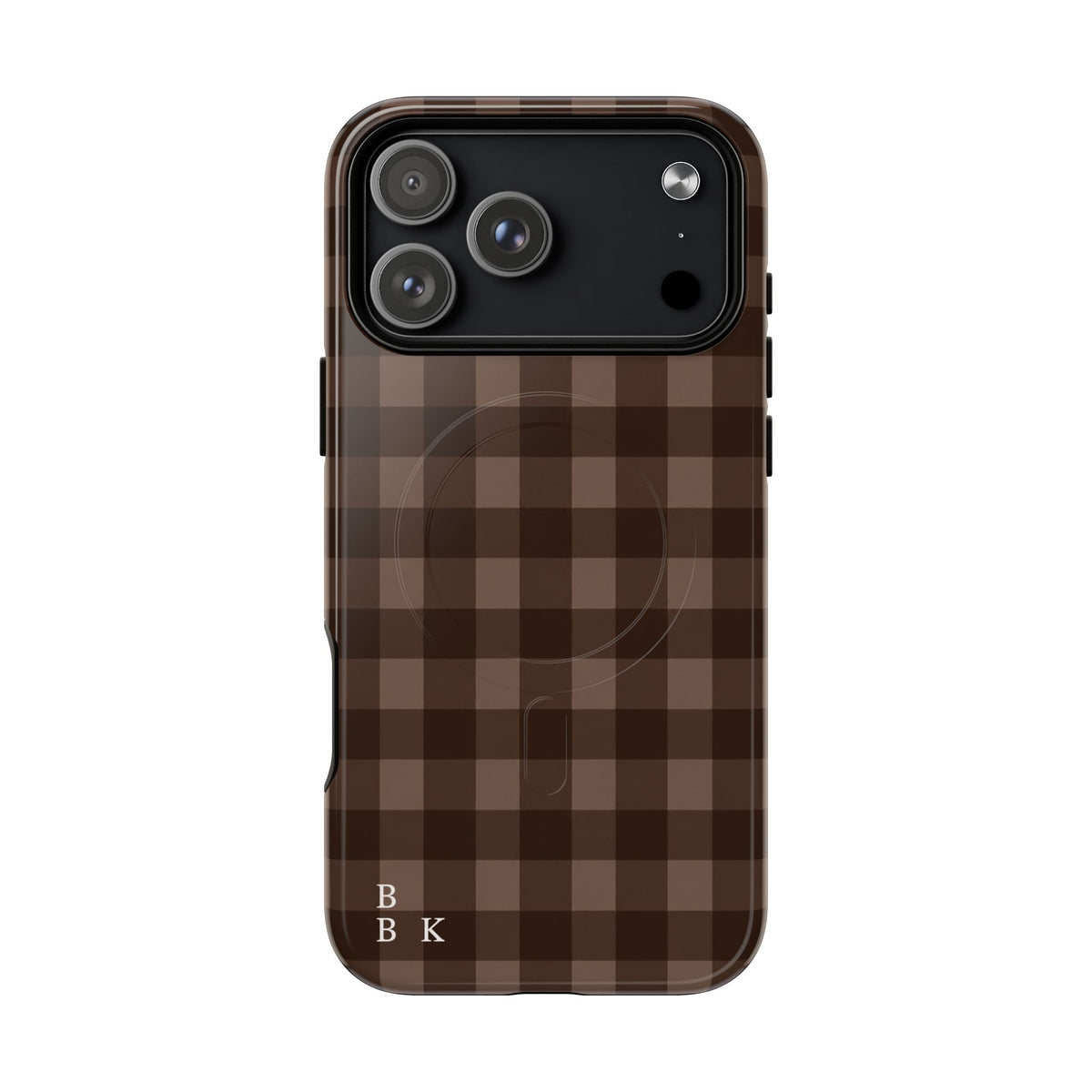Brown Buffalo Plaid Tough Magnetic Phone Case