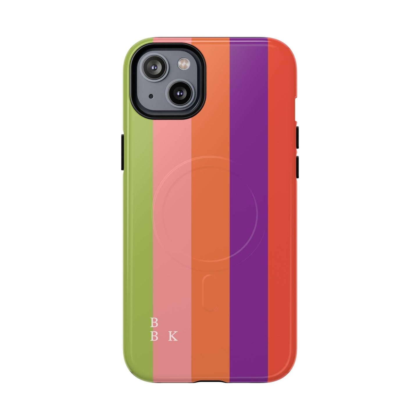 Bold Retro Stripe Magnetic Phone Case — Tough Protective iPhone Cover