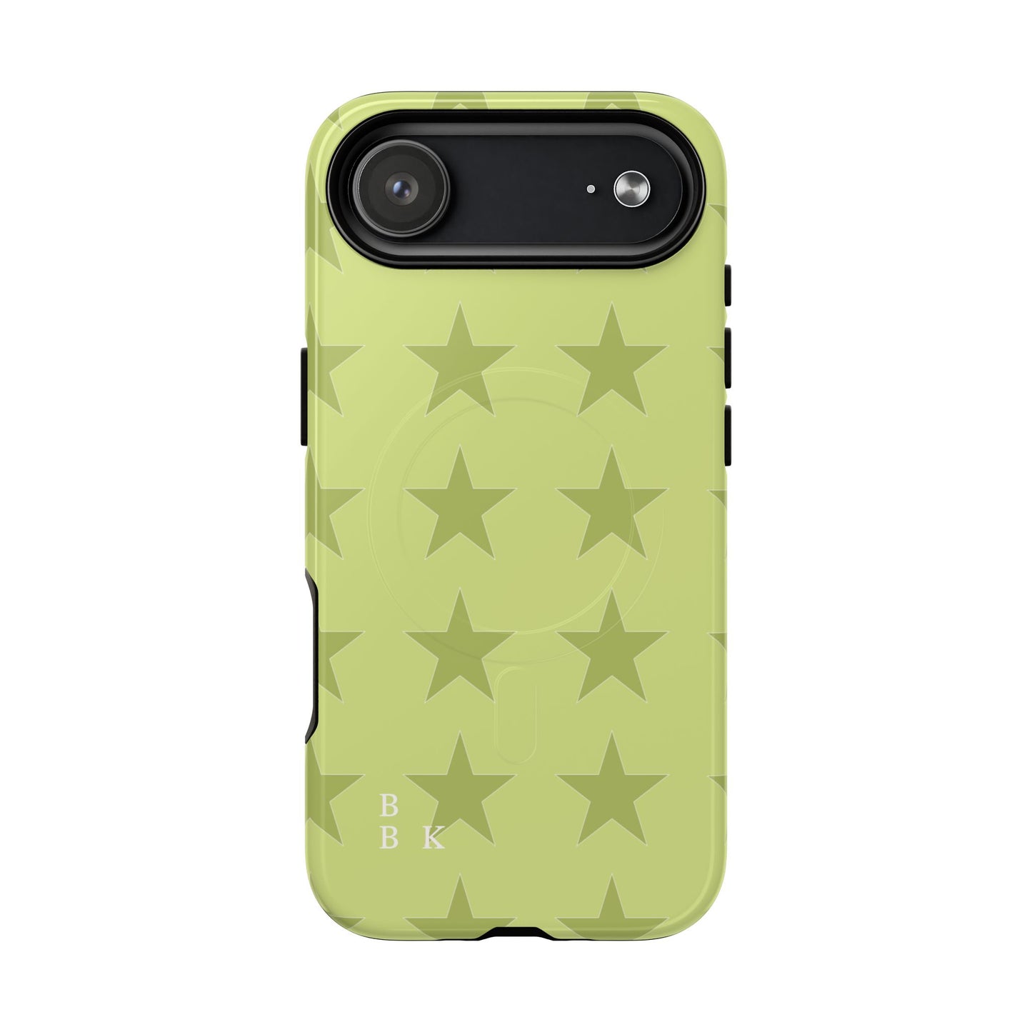 Olive Star Pattern Tough Magnetic Phone Case — Slim Protective iPhone Cover