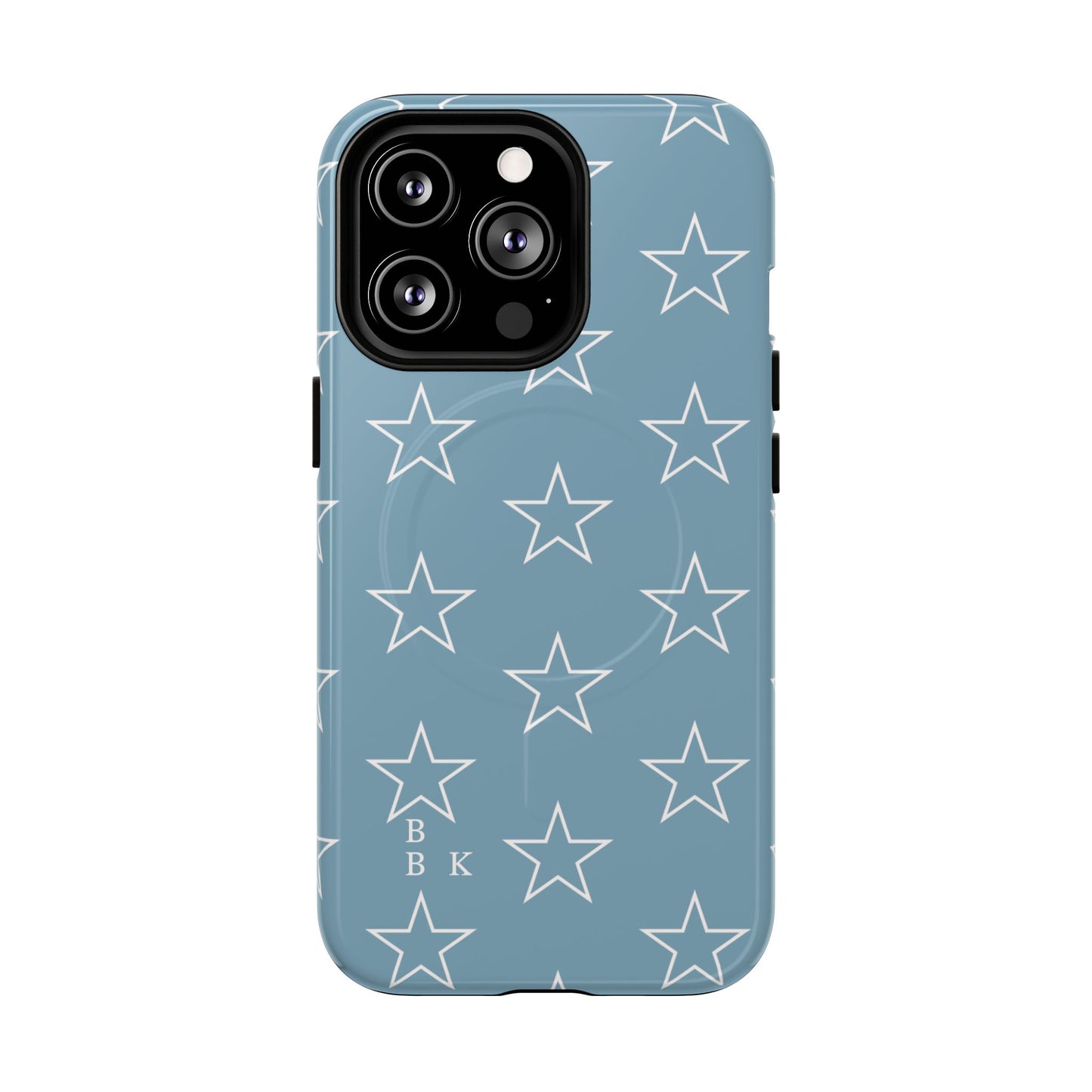 Blue Star Pattern Magnetic Phone Case — Tough Protective iPhone Cover