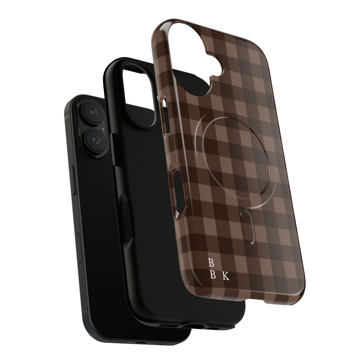 Brown Buffalo Plaid Tough Magnetic Phone Case