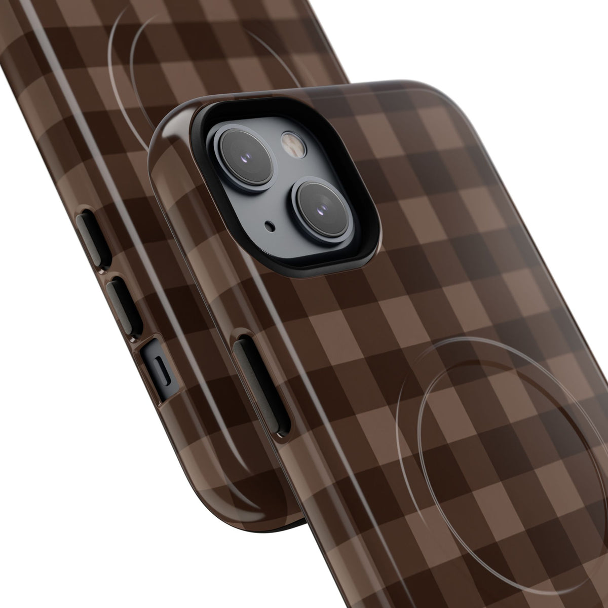 Brown Buffalo Plaid Tough Magnetic Phone Case