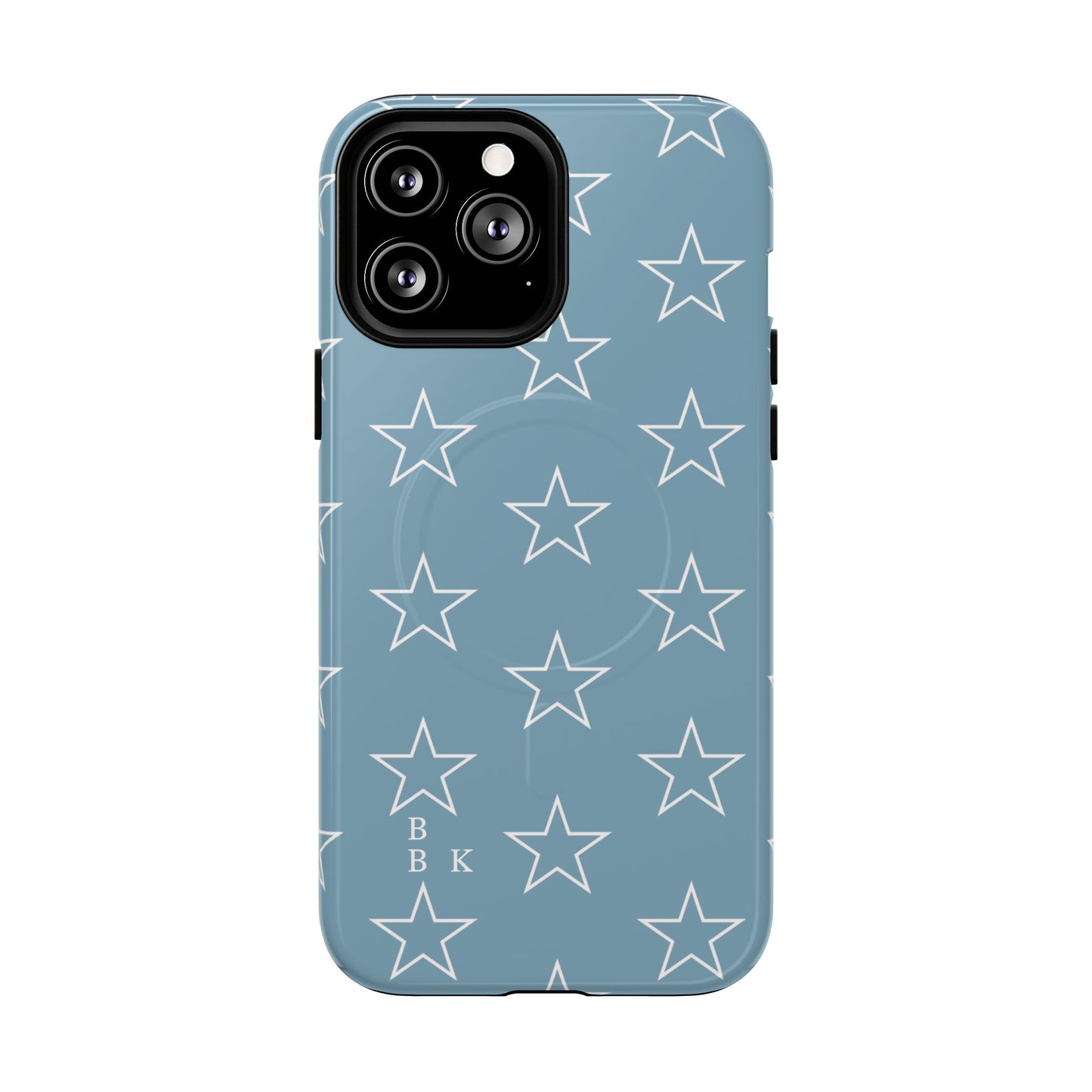 Blue Star Pattern Magnetic Phone Case — Tough Protective iPhone Cover