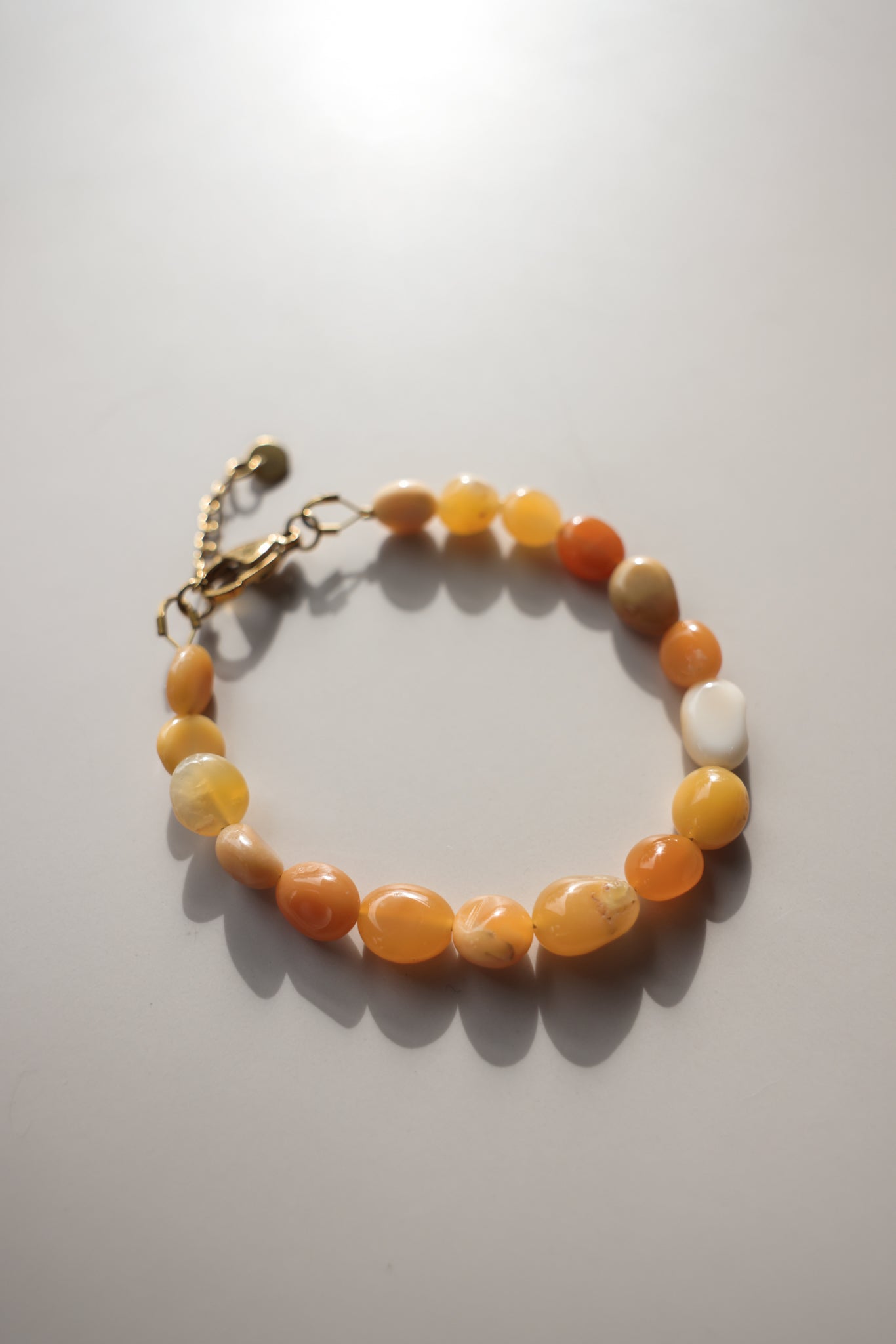 Sun Stone Pebble Bracelet