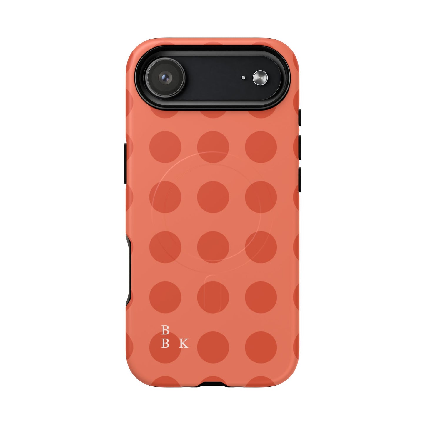 Polka Dot Tough Magnetic Phone Case — Protective Magnetic MagSafe-Compatible iPhone Cover