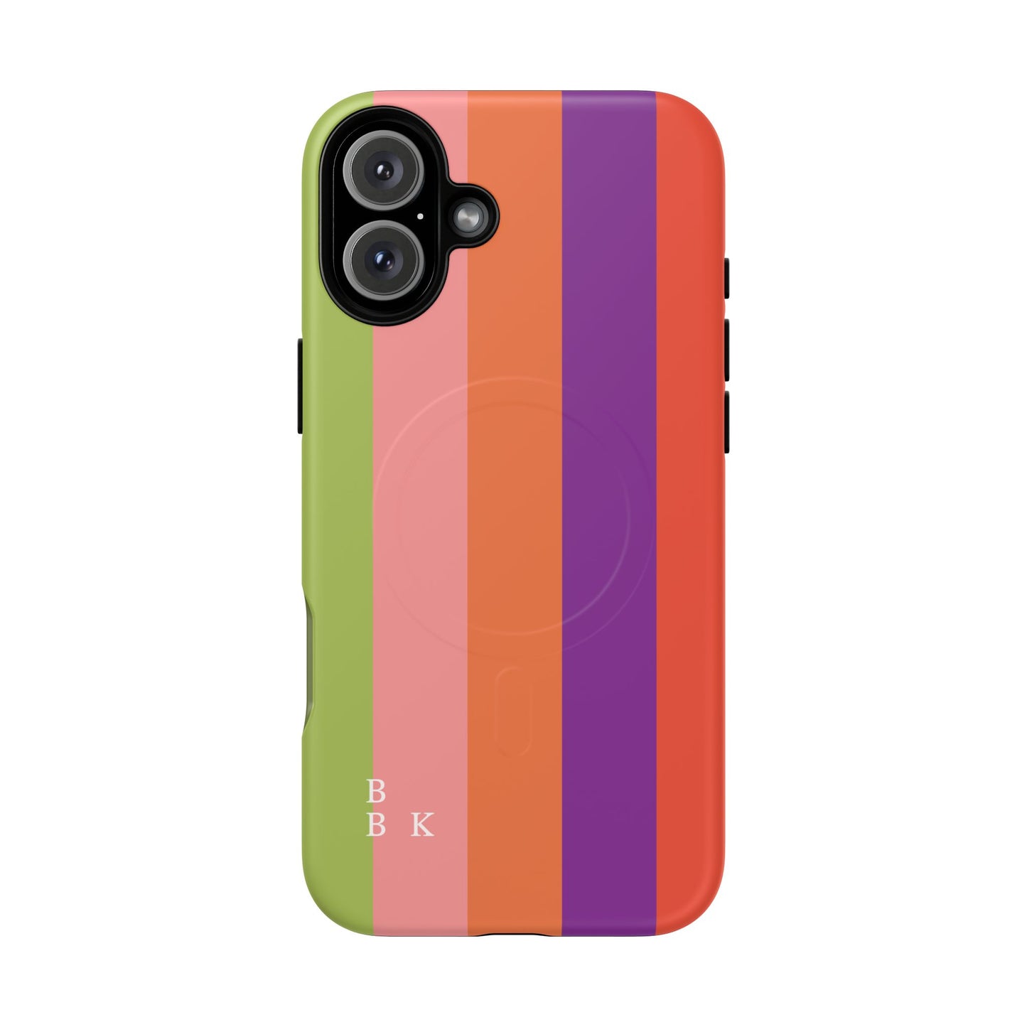 Bold Retro Stripe Magnetic Phone Case — Tough Protective iPhone Cover