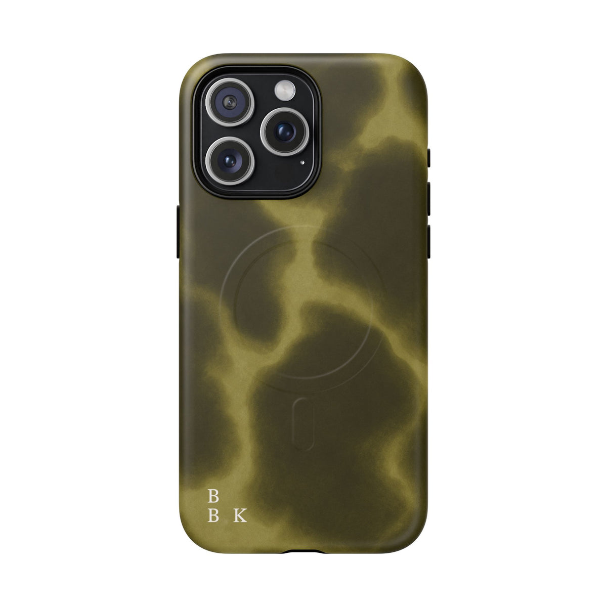 Olive Smoke Magnetic Phone Case — Tough Protective MagSafe-Compatible Cover