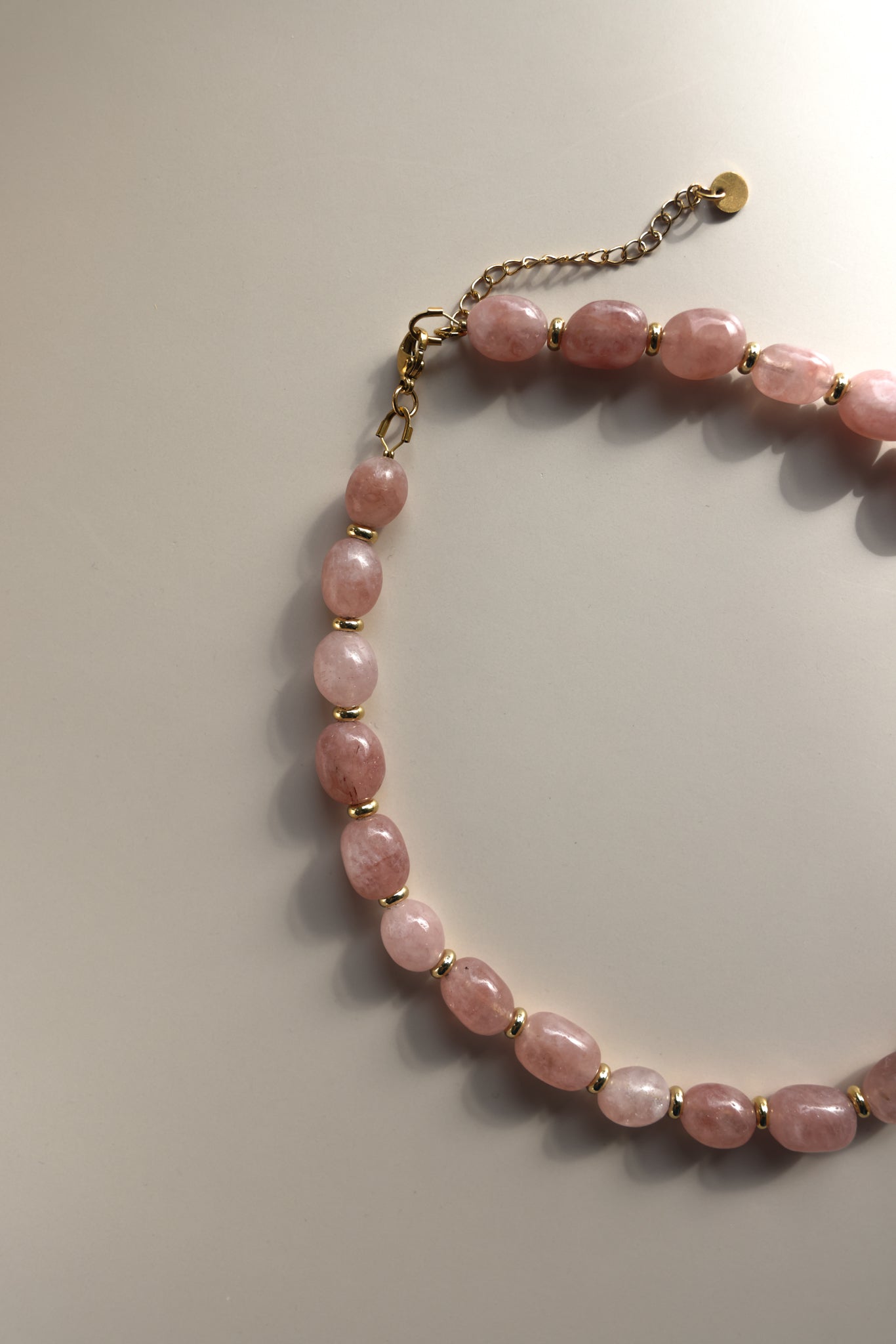 Malaysia Jade Pebble Necklace