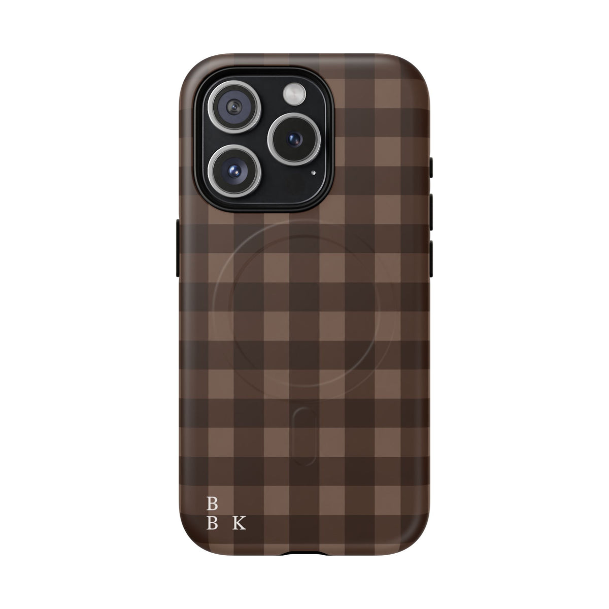 Brown Buffalo Plaid Tough Magnetic Phone Case
