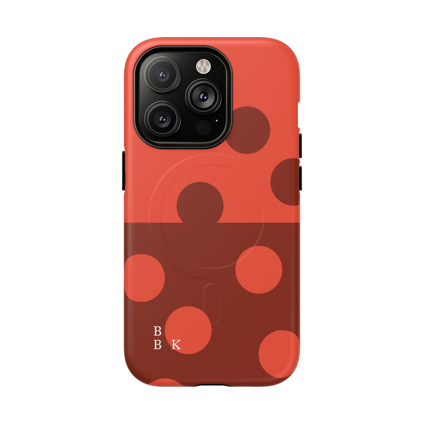 Red Polka Dot Magnetic Tough Case — Protective Phone Cover with MagSafe