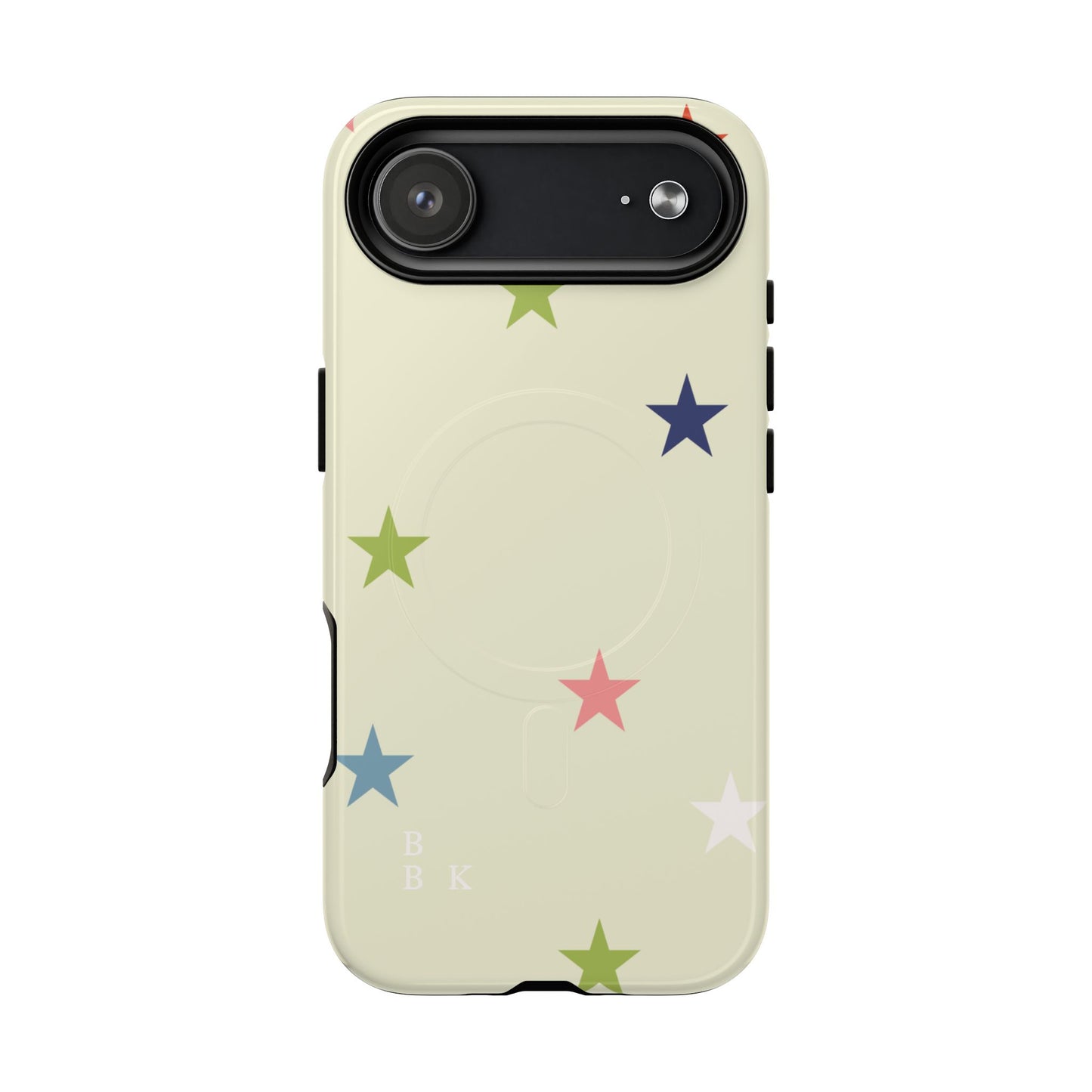 Magnetic Tough Phone Case — Colorful Star Pattern Protective iPhone Cover