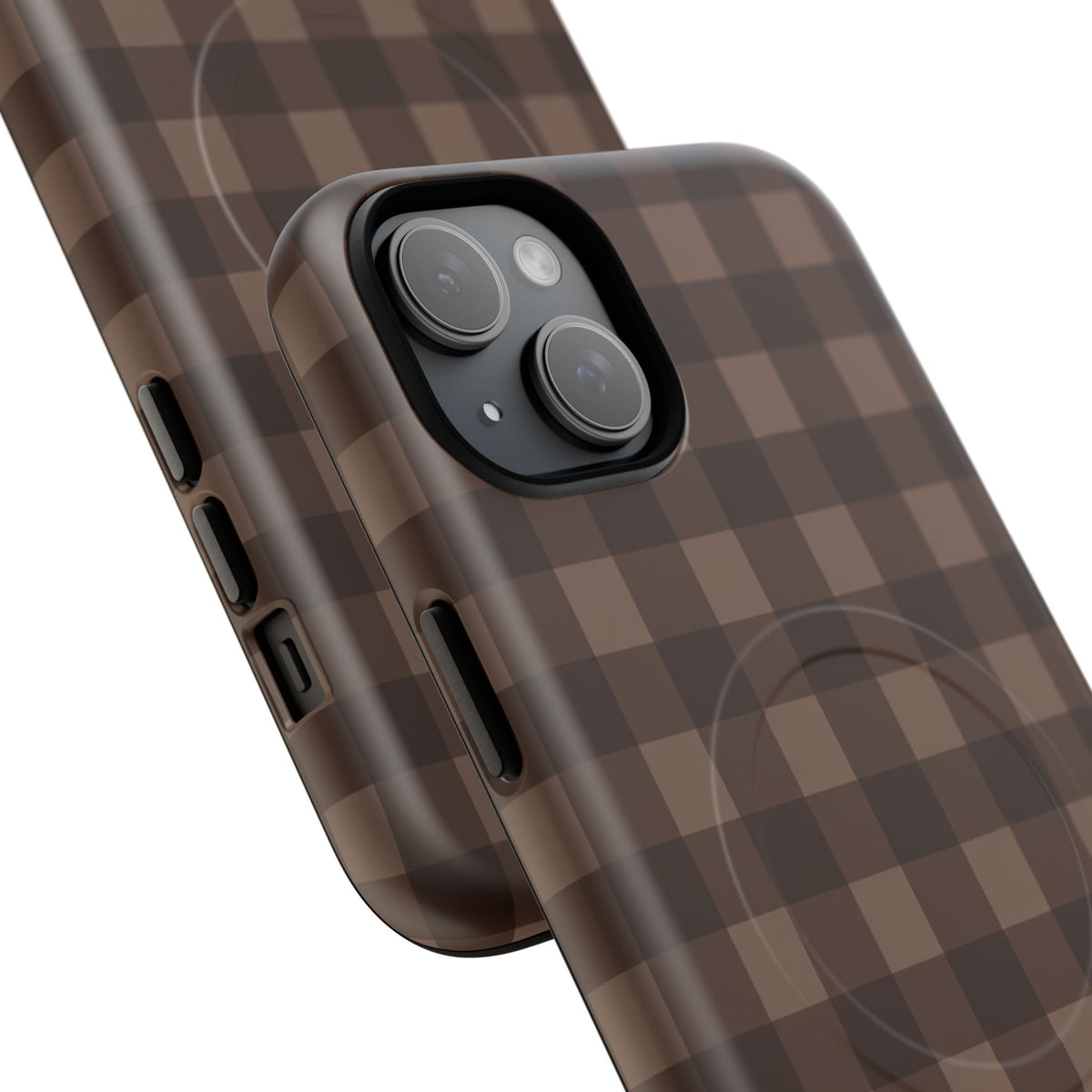 Brown Buffalo Plaid Tough Magnetic Phone Case