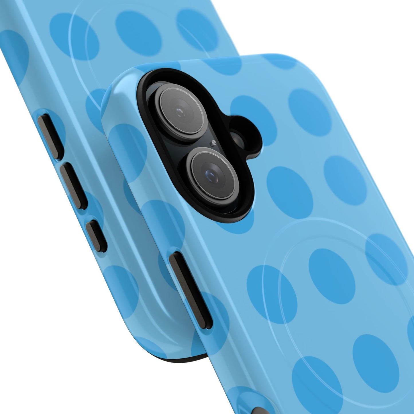 Blue Polka Dot Tough Magnetic Phone Case