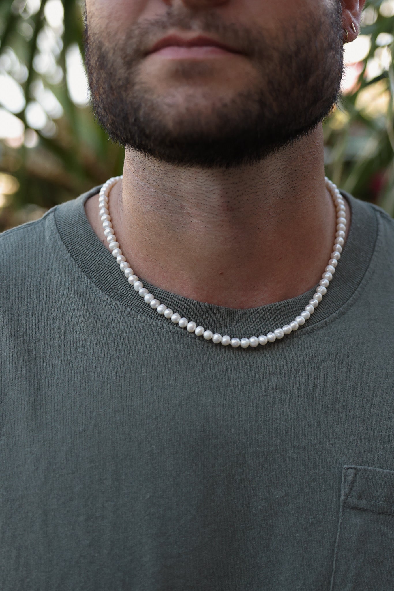 Men’s Pearl Necklace