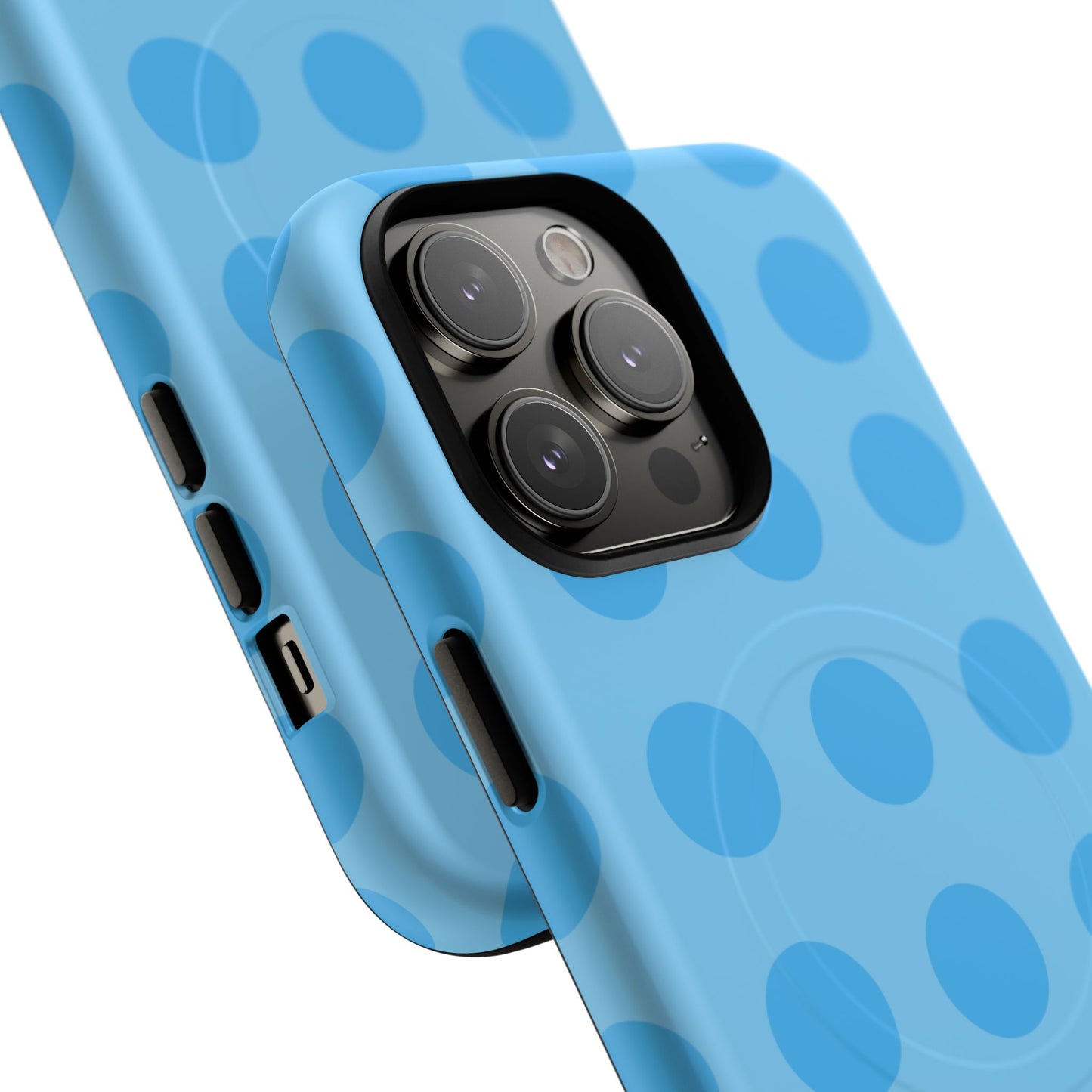Blue Polka Dot Tough Magnetic Phone Case