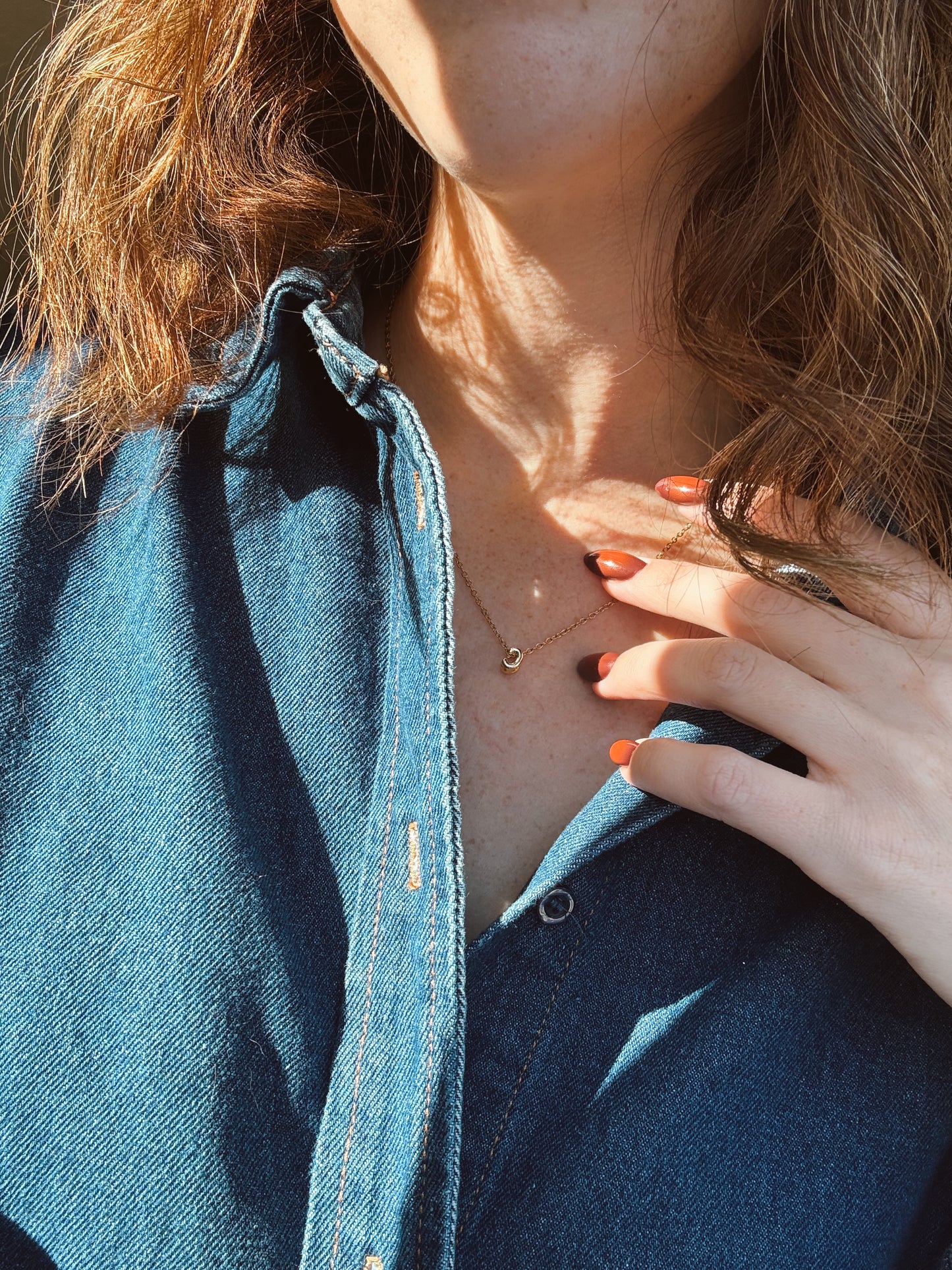 Gold Chain + Bubble Initial