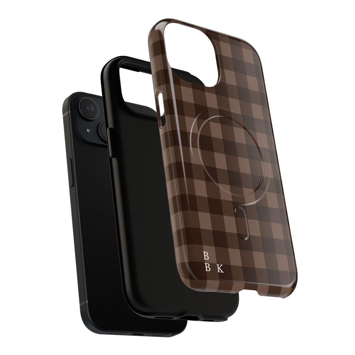 Brown Buffalo Plaid Tough Magnetic Phone Case