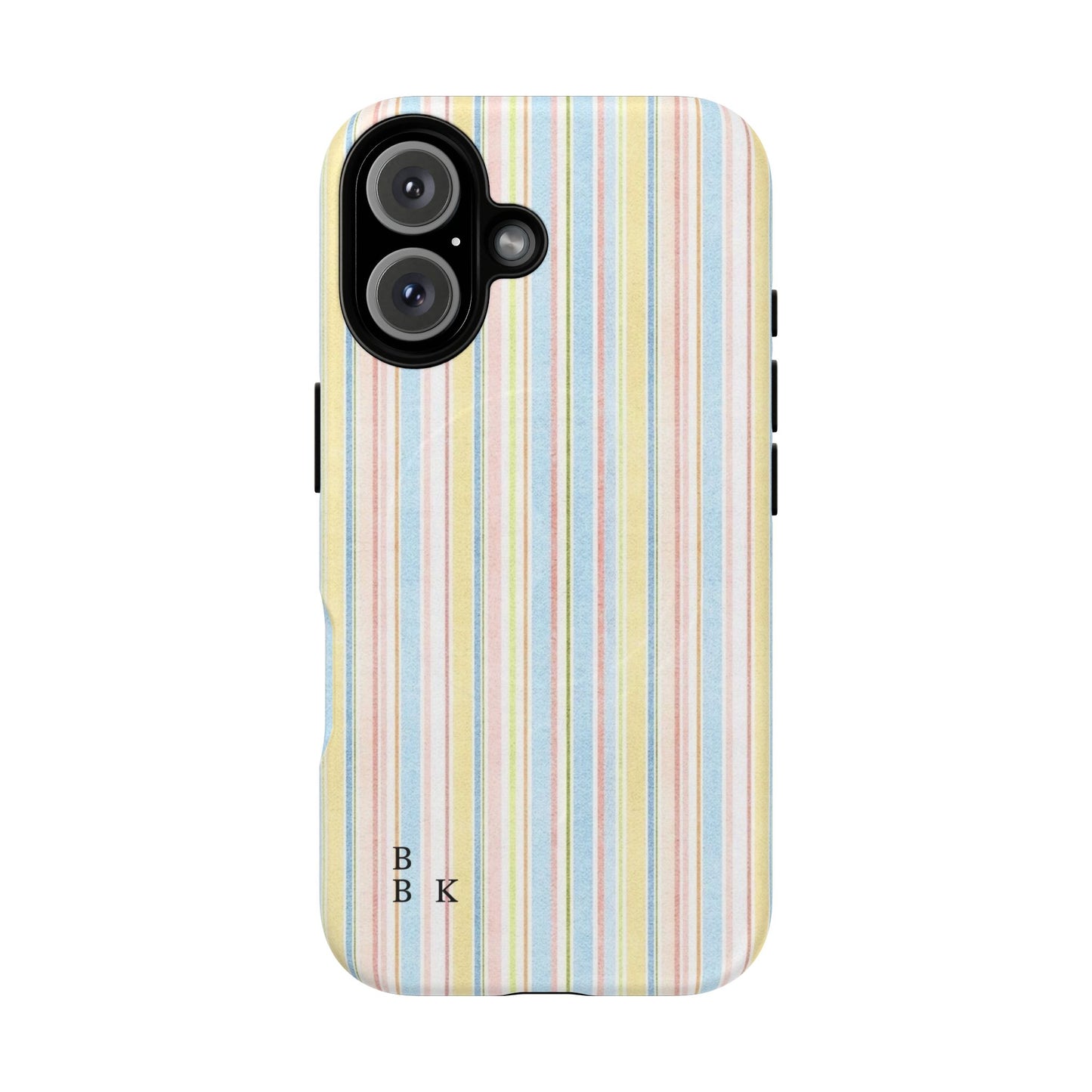 Striped Pastel Phone Case — Tough Magnetic Protection