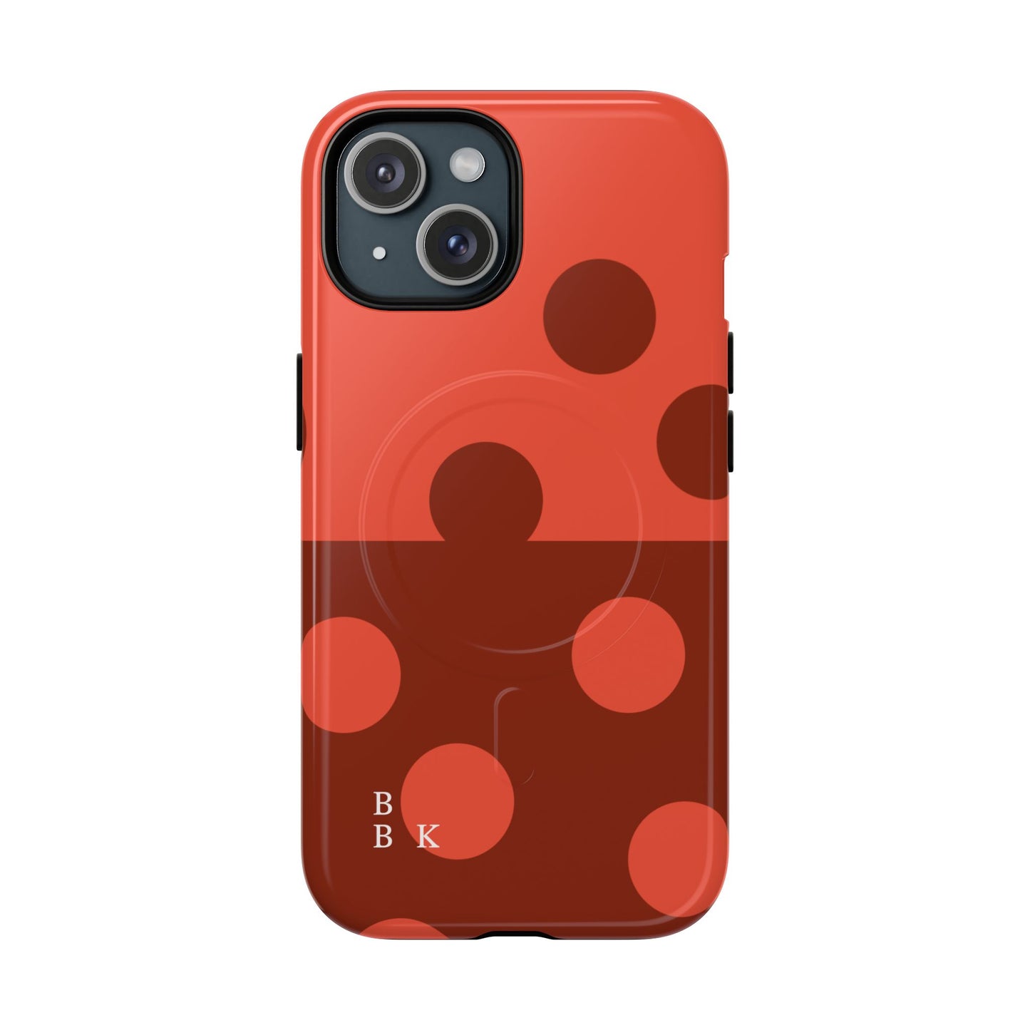 Red Polka Dot Magnetic Tough Case — Protective Phone Cover with MagSafe
