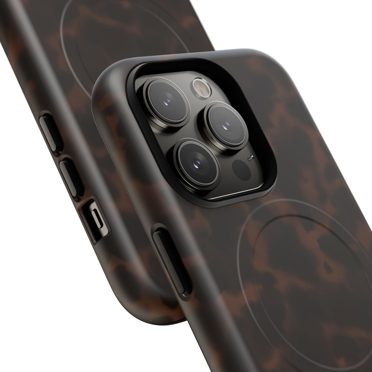 Tortoiseshell Magnetic Phone Case — Slim Tough MagSafe-Compatible Protection