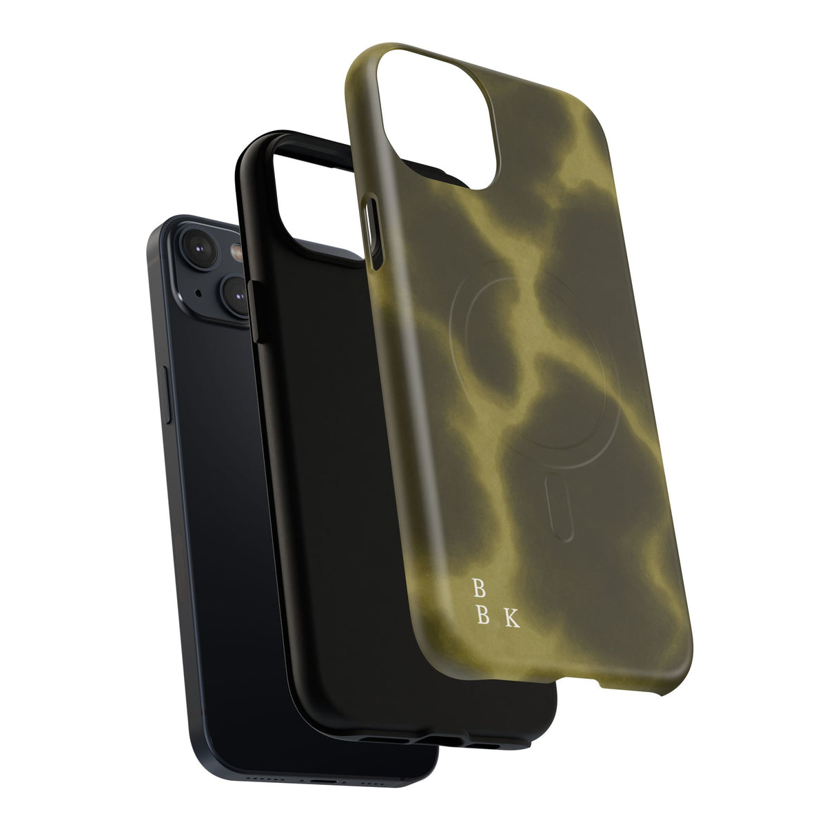 Olive Smoke Magnetic Phone Case — Tough Protective MagSafe-Compatible Cover