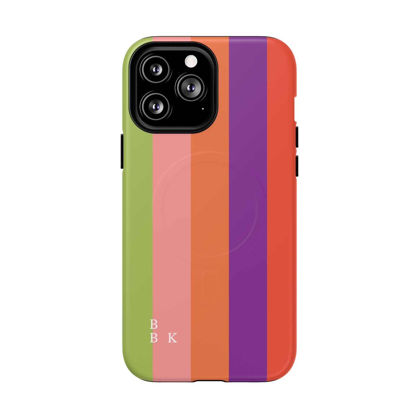 Bold Retro Stripe Magnetic Phone Case — Tough Protective iPhone Cover