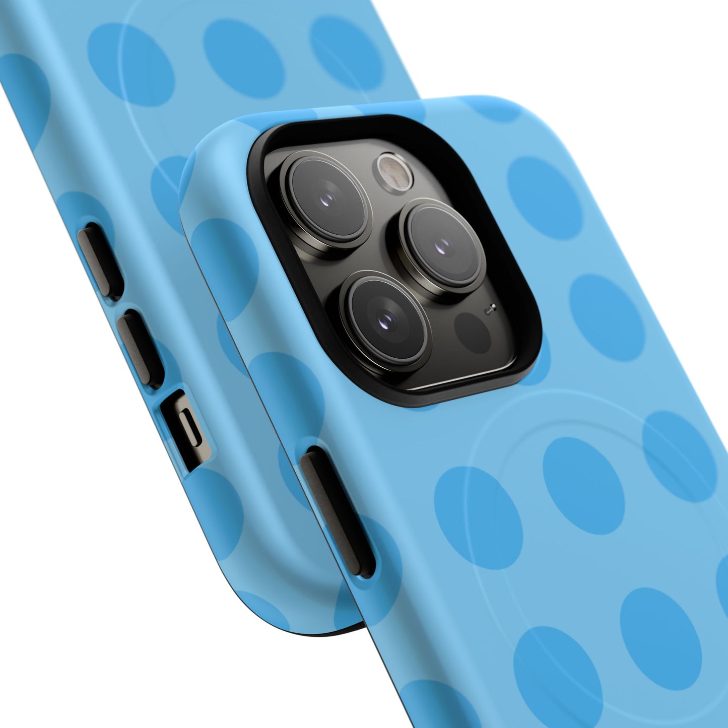 Blue Polka Dot Tough Magnetic Phone Case