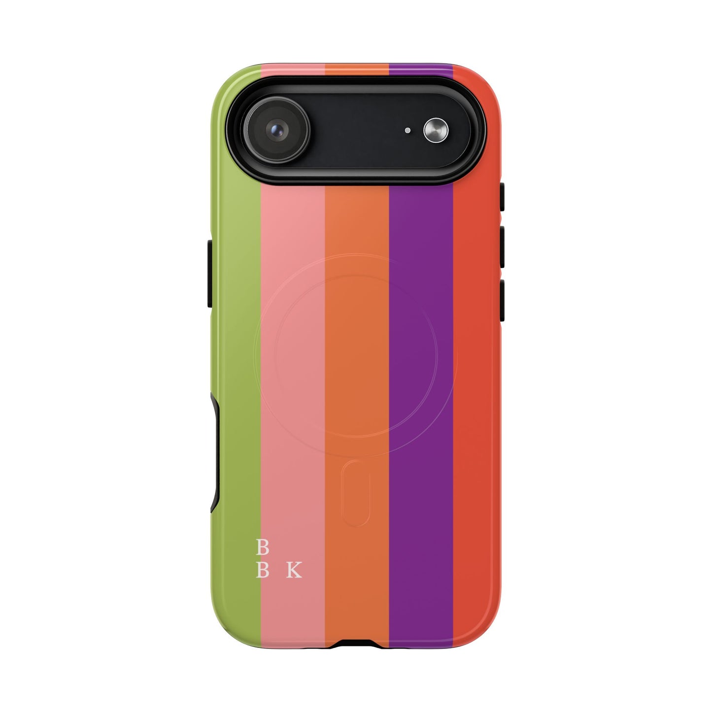Bold Retro Stripe Magnetic Phone Case — Tough Protective iPhone Cover