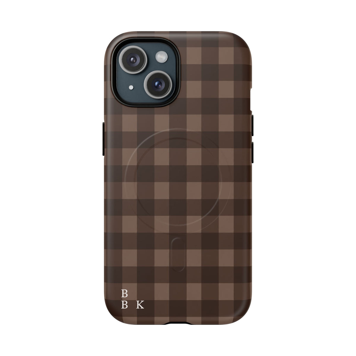 Brown Buffalo Plaid Tough Magnetic Phone Case