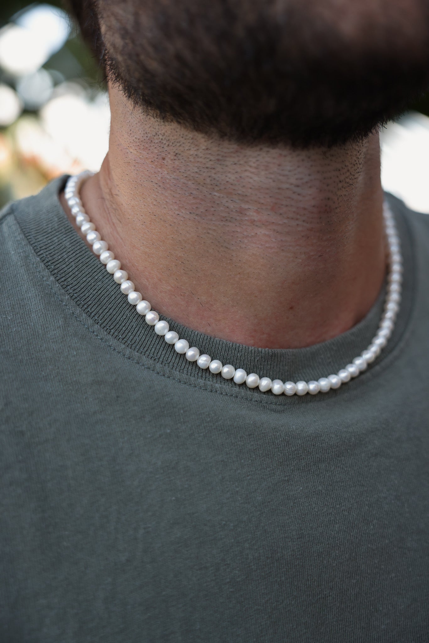 Men’s Pearl Necklace