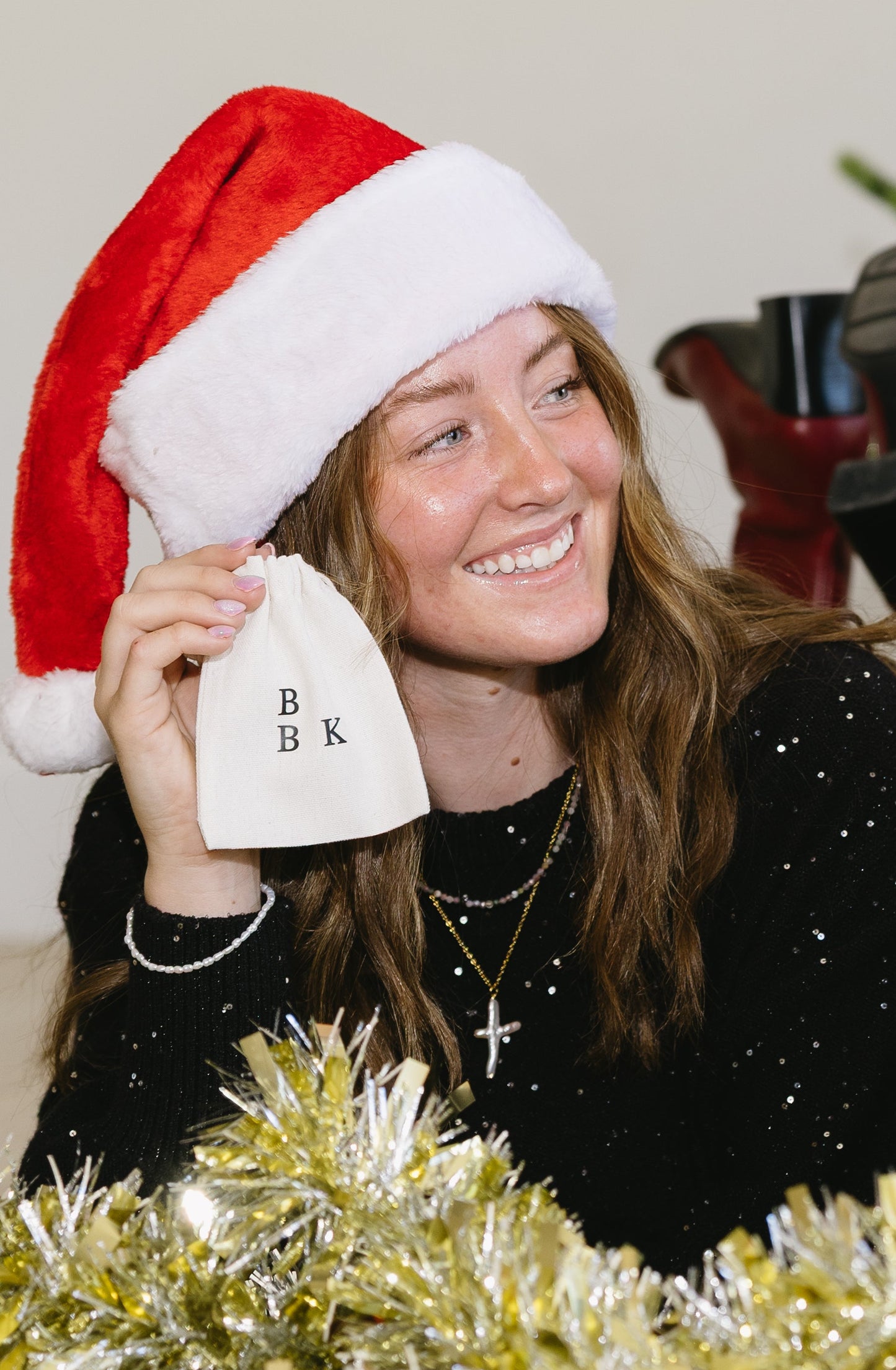 Chain + Large Pearl Cross