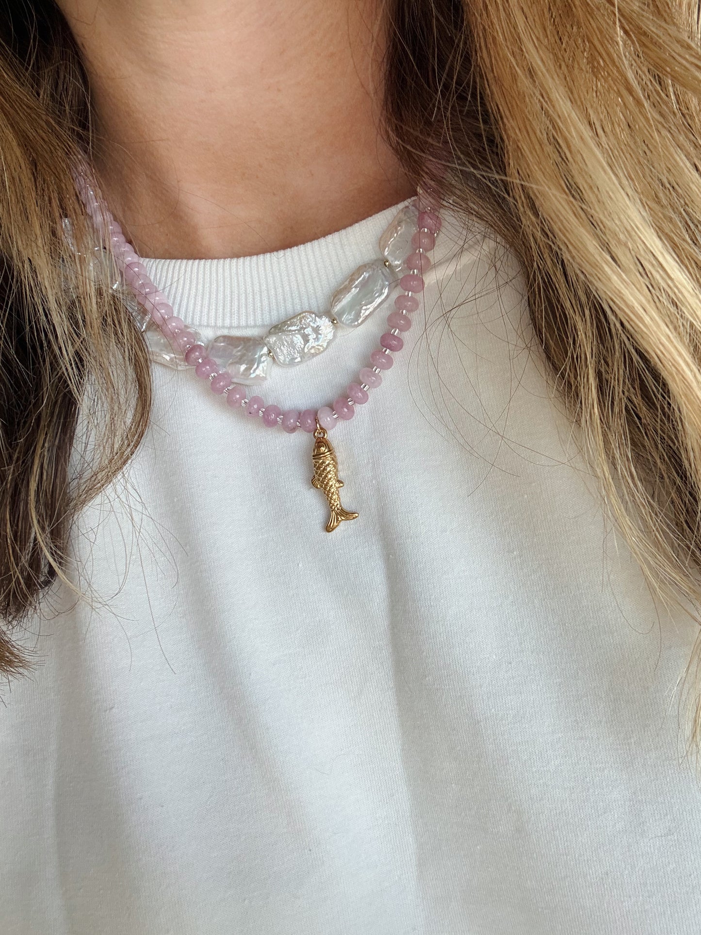 Lavender Catch Necklace