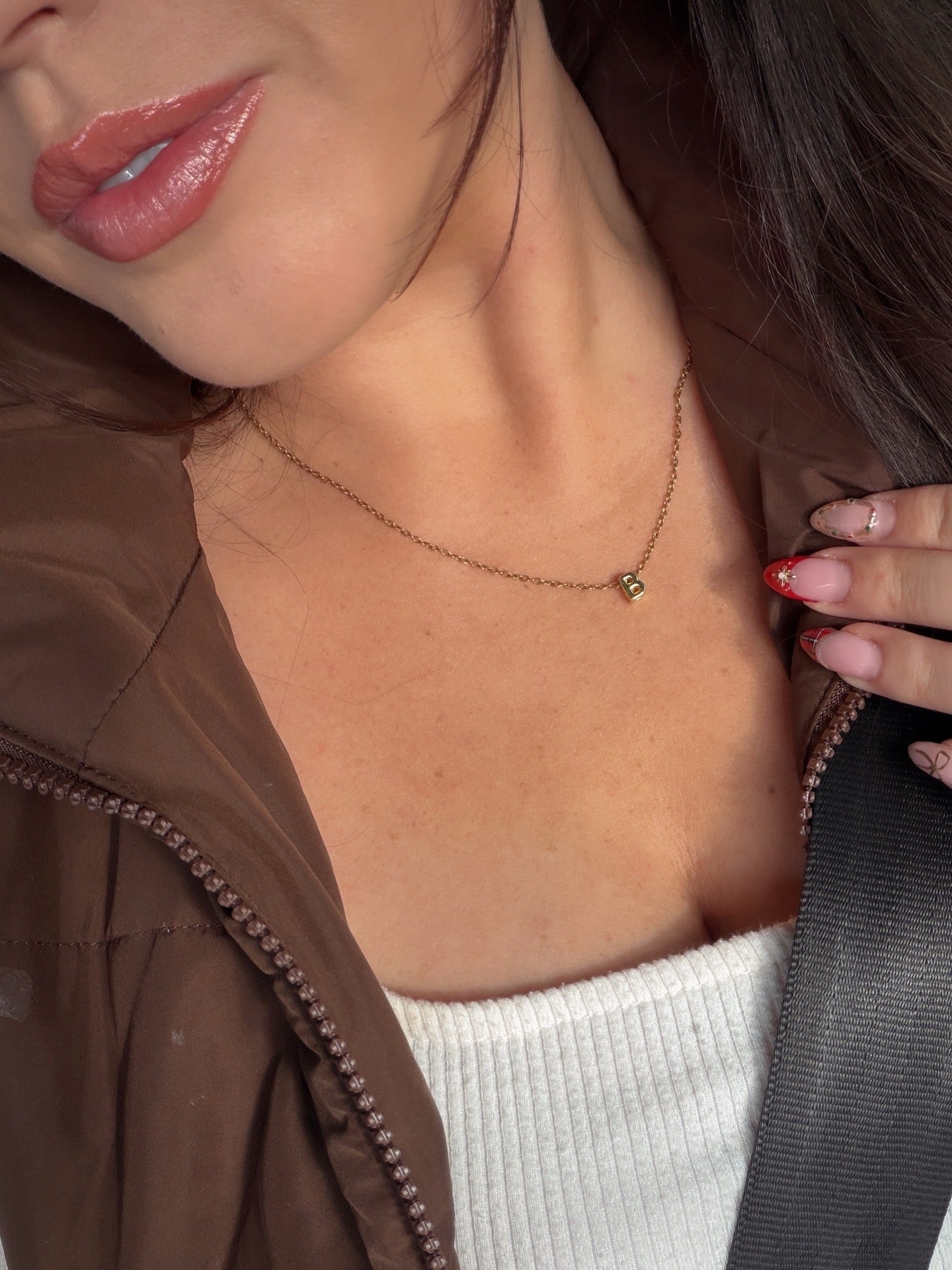 Gold Chain + Bubble Initial