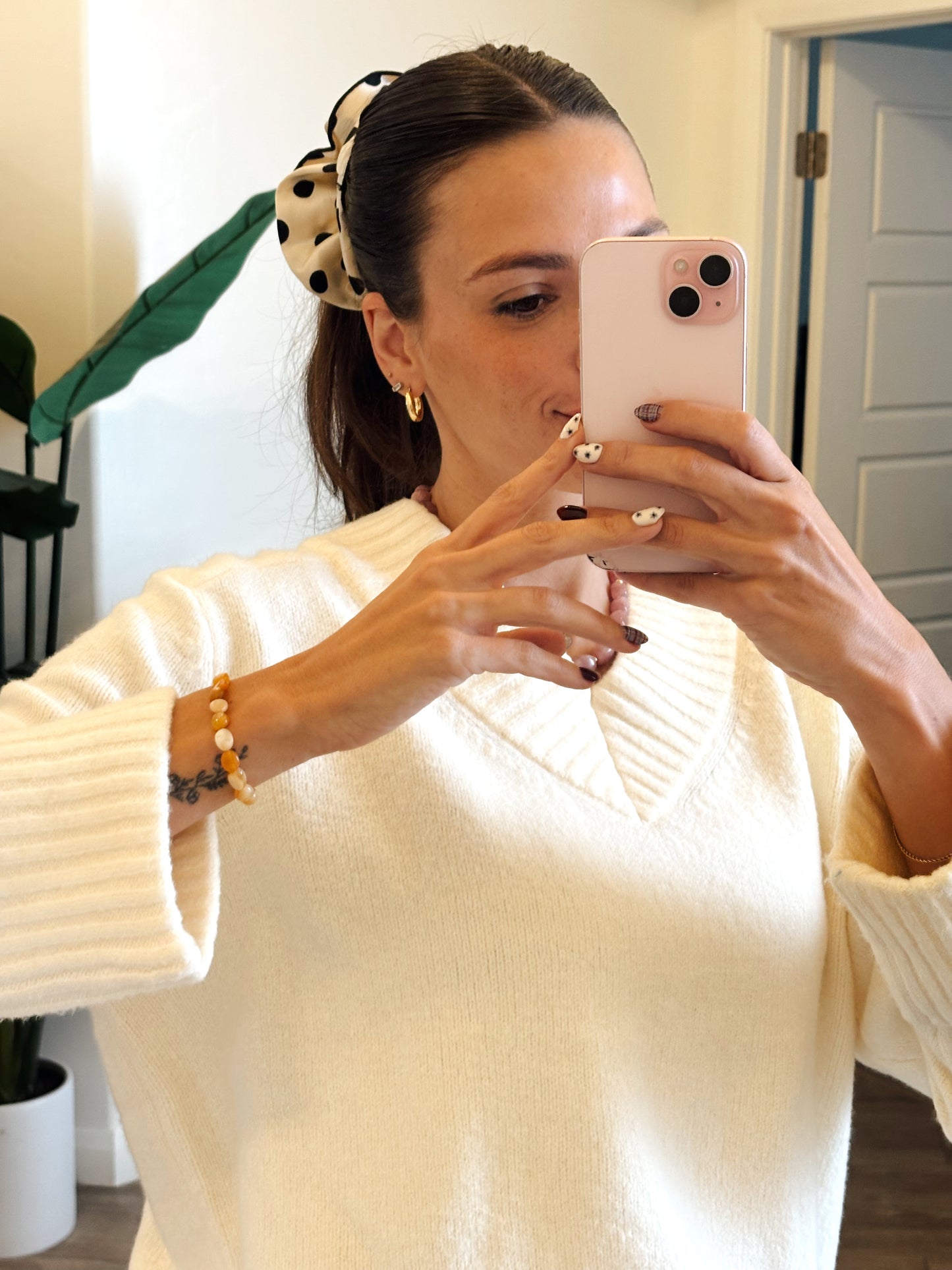 Sun Stone Pebble Bracelet