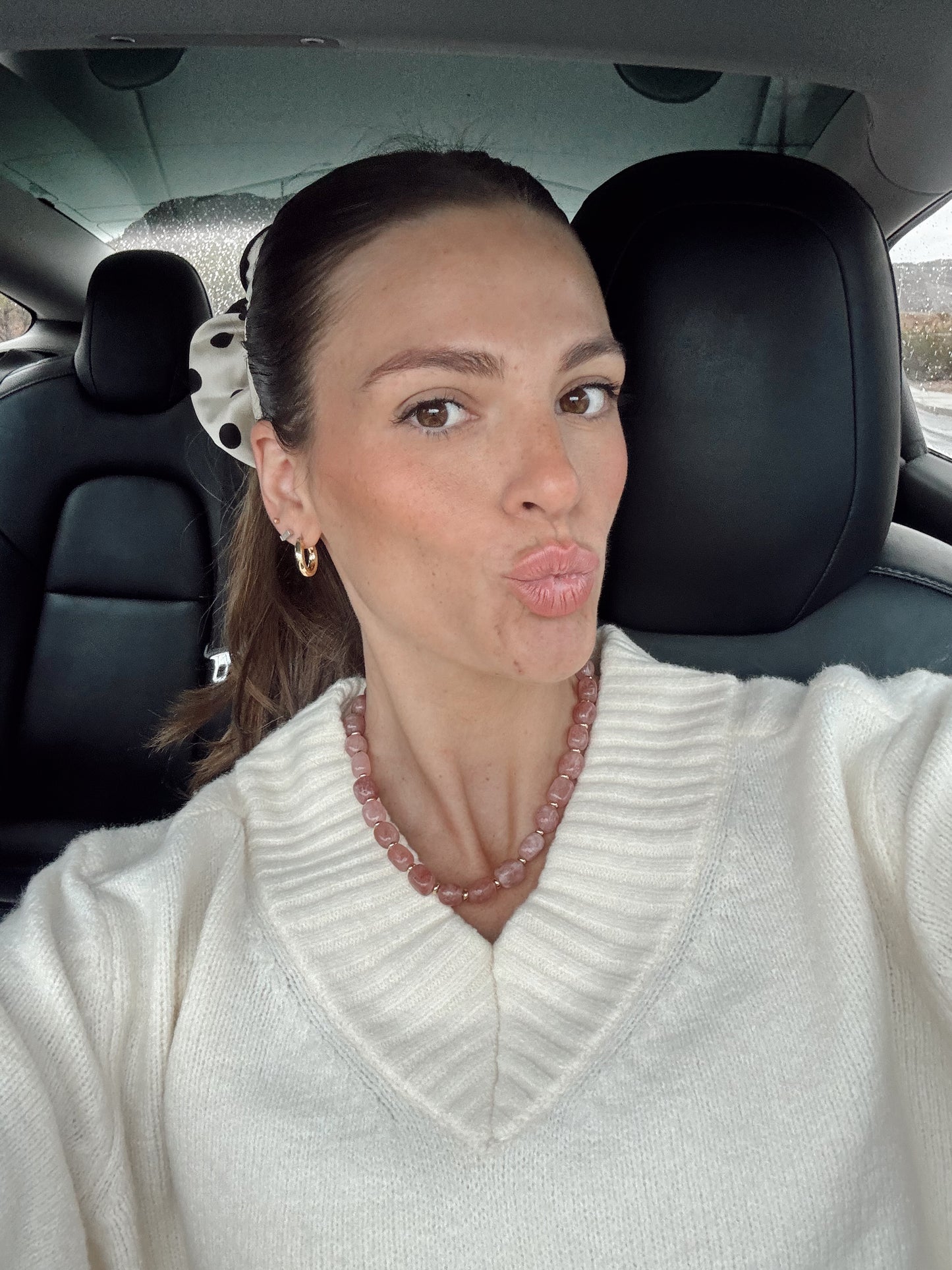 Malaysia Jade Pebble Necklace