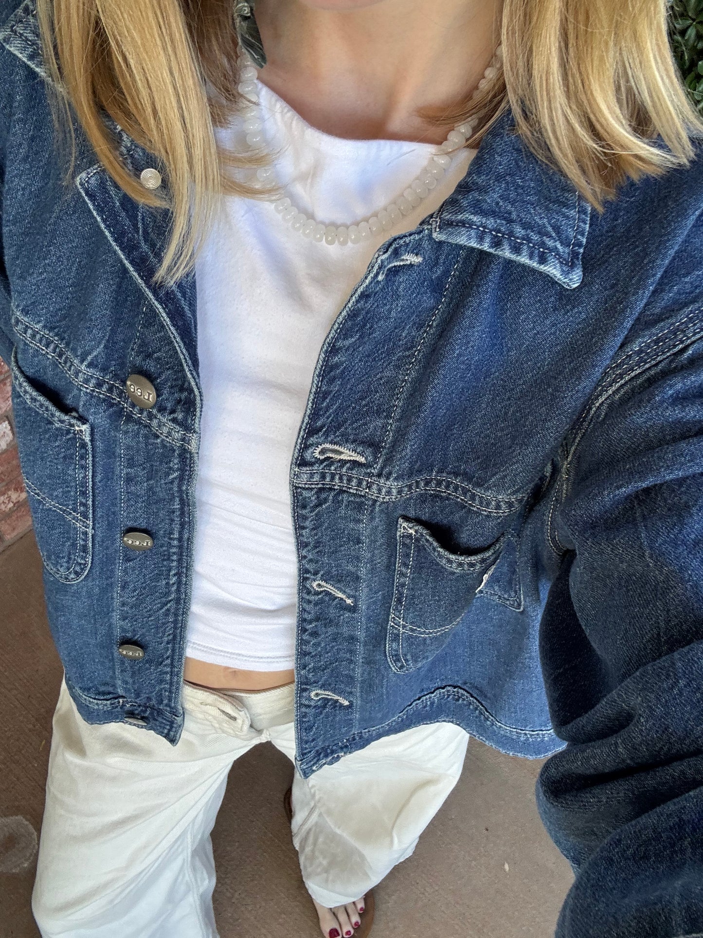 White Jade Bandana Necklace